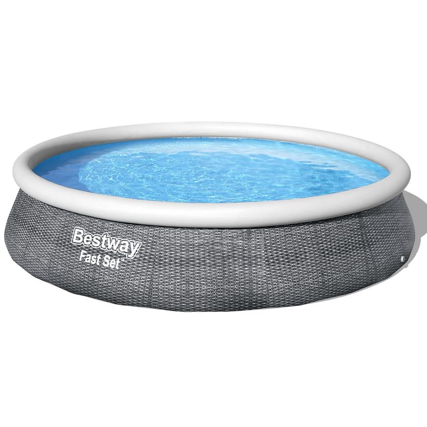 Bazén Bestway Fast Set Ratan 3,96 x 0,84 m s kartušovou filtrací 57376